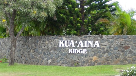 Kua Aina ridge maui
