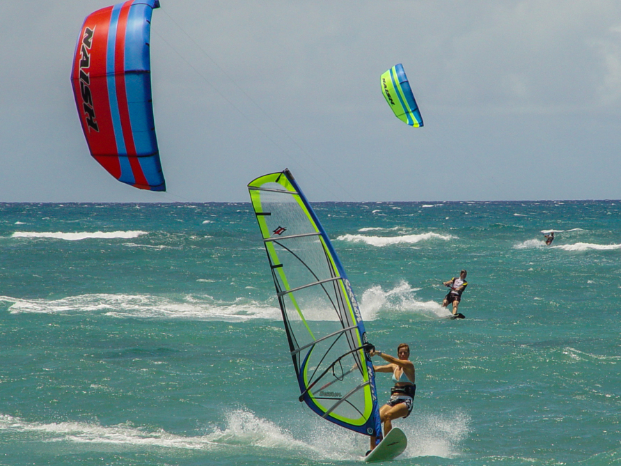 Windsurfing on Maui 