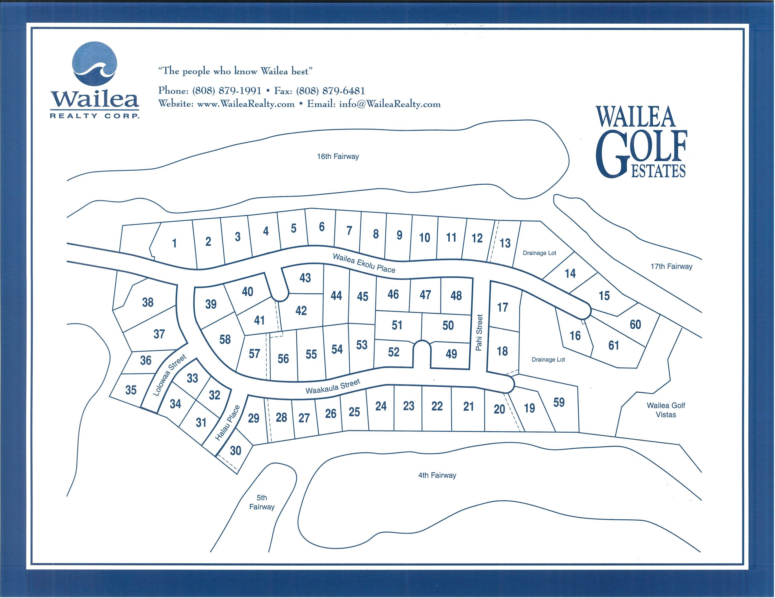 Wailea Golf Estates Maui Real Estate