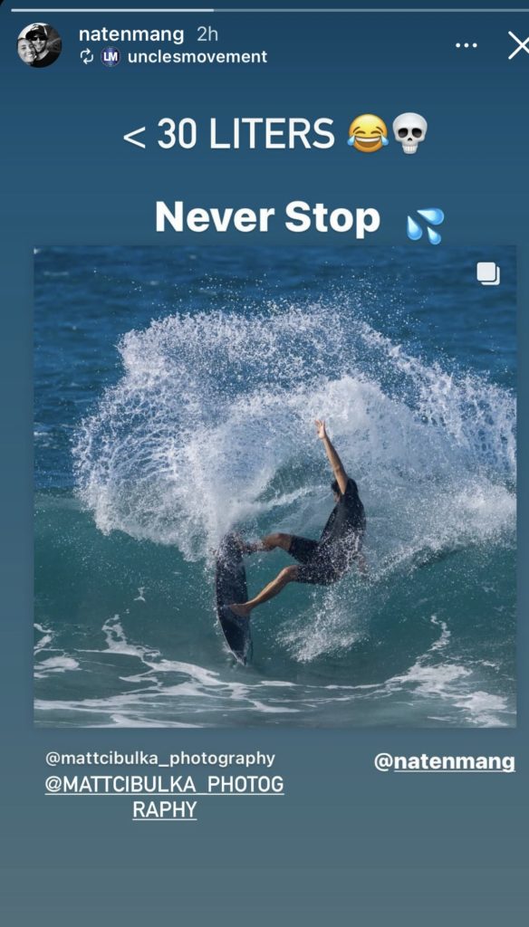 Nate Surfing